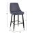 ΣΚΑΜΠΟ ΜΠΑΡ SERENITY HM8519.01 ΑΠΟ ΒΕΛΟΥΔΟ ΓΚΡΙ ΜΕ ΜΕΤΑΛΛΙΚΟ ΣΚΕΛΕΤΟ 51Χ57Χ110Υ εκ. - ΣΚΑΜΠΟ ΜΠΑΡ στο Milonadakis.gr