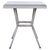 ΤΡΑΠΕΖΙ ΑΛΟΥΜΙΝΙΟΥ HARLOW 70X70X76 BAMBOO LOOK HM5568.01 ΛΕΥΚΗ ΠΑΤΙΝΑ ΜΕ ΓΥΑΛΙ - ΤΡΑΠΕΖΙΑ ΕΞ. ΧΩΡΟΥ στο Milonadakis.gr