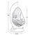 ΚΡΕΜΑΣΤΗ ΠΟΛΥΘΡΟΝΑ ΦΩΛΙΑ CALLIE HM5541.03 ΜΕ ΛΕΥΚΟ WICKER & ΜΑΞΙΛΑΡΙΑ Φ105Χ195Υ εκ. - ΚΟΥΝΙΕΣ - ΦΩΛΙΕΣ στο Milonadakis.gr