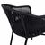 ΠΟΛΥΘΡΟΝΑ ΑΛΟΥΜΙΝΙΟΥ RAFAEL HM5698.02 ΜΑΥΡΗ & ΜΕ ΜΑΥΡΟ WICKER 57x58x77Υ εκ. - ΚΑΡΕΚΛΕΣ - ΠΟΛΥΘΡΟΝΕΣ στο Milonadakis.gr