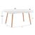 ΤΡΑΠΕΖΙ HM8697.01 MINIMAL, ΛΕΥΚΟ MDF, ΞΥΛΙΝΑ ΠΟΔΙΑ ΟΞΙΑ,160Χ90X74,5Υ εκ - ΤΡΑΠΕΖΙΑ ΚΟΥΖΙΝΑΣ στο Milonadakis.gr