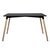 ΤΡΑΠΕΖΙ HM8697.02 MINIMAL, μαύρο MDF, ξύλινα πόδια οξιά, 160Χ90X74Υεκ. - ΤΡΑΠΕΖΙΑ ΚΟΥΖΙΝΑΣ στο Milonadakis.gr