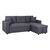 ΚΑΝΑΠΕΣ ΓΩΝΙΑ ΚΡΕΒΑΤΙ WAYNE 224x147x85Υεκ. HM3028.11 ΓΚΡΙ ΥΦΑΣΜΑ - ΚΑΝΑΠΕΔΕΣ-ΣΑΛΟΝΙΑ στο Milonadakis.gr