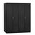 ΣΕΤ 2 ΤΜΧ ΝΤΟΥΛΑΠΑ 4ΦΥΛΛΗ ZEBRANO 160X42X181 HM11350.01 - ΝΤΟΥΛΑΠΕΣ στο Milonadakis.gr