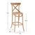ΣΚΑΜΠΟ ΜΕΣ.ΥΨΟΥΣ GIOLIANA HM8750.01 ΑΠΟ ΟΞΙΑ ΦΥΣΙΚΟ ΜΕ PLYWOOD ΚΑΘΙΣΜΑ 46x46x101Υ εκ. - ΣΚΑΜΠΟ ΜΠΑΡ στο Milonadakis.gr
