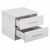 ΚΟΜΟΔΙΝΟ ΜΕΛΑΜΙΝΗΣ CHELSEA HM2220.05 ΛΕΥΚΟ 48x40,5x41,5 εκ. - ΚΟΜΟΔΙΝΑ στο Milonadakis.gr