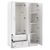 ΝΤΟΥΛΑΠΑ 4ΦΥΛΛΗ ME 2 ΣΥΡΤΑΡΙΑ BLAKELY HM339.05 ΛΕΥΚΗ 120Χ42,5Χ180,5 εκ. - ΝΤΟΥΛΑΠΕΣ στο Milonadakis.gr