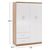 ΝΤΟΥΛΑΠΑ 4ΦΥΛΛΗ ME 2 ΣΥΡΤΑΡΙΑ BLAKELY HM339.06 SONAMA ΛΕΥΚΗ 120Χ42,5Χ180,5 εκ. - ΝΤΟΥΛΑΠΕΣ στο Milonadakis.gr