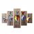 ΠΙΝΑΚΑΣ ΠΕΝΤΑΠΤΥΧΟ MDF COLORFUL ZEBRAS 82Χ56x3 HM7207.03 - ΠΙΝΑΚΕΣ στο Milonadakis.gr