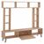 ΣΥΝΘΕΣΗ ΤΗΛΕΟΡΑΣΗΣ CHARLIZE SONAMA HM2253.02 180,5x32x155,5 εκ. - ΣΥΝΘΕΣΕΙΣ ΣΑΛΟΝΙΟΥ στο Milonadakis.gr