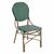 ΚΑΡΕΚΛΑ ΑΛΟΥΜΙΝΙΟΥ BAMBOO LOOK ΜΕ WICKER ΠΡΑΣΙΝΟ ΛΕΥΚΟ HM5792.01 47x55x98 εκ. - ΚΑΡΕΚΛΕΣ - ΠΟΛΥΘΡΟΝΕΣ στο Milonadakis.gr