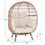 ΠΟΛΥΘΡΟΝΑ ΦΩΛΙΑ ALLEGRA HM5764 ΜΕ WICKER ΣΕ ΜΠΕΖ ΑΠΟΧΡΩΣΗ 110x85x148 εκ. - ΚΑΡΕΚΛΕΣ - ΠΟΛΥΘΡΟΝΕΣ στο Milonadakis.gr