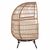 ΠΟΛΥΘΡΟΝΑ ΦΩΛΙΑ ALLEGRA HM5764 ΜΕ WICKER ΣΕ ΜΠΕΖ ΑΠΟΧΡΩΣΗ 110x85x148 εκ. - ΚΑΡΕΚΛΕΣ - ΠΟΛΥΘΡΟΝΕΣ στο Milonadakis.gr