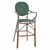 ΣΚΑΜΠΟ ΑΛΟΥΜΙΝΙΟΥ BAMBOO LOOK ΜΕ WICKER ΠΡΑΣΙΝΟ ΛΕΥΚΟ HM5794.01 56x60x126 εκ. - ΣΚΑΜΠΩ στο Milonadakis.gr