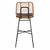 ΣΚΑΜΠΟ ΜΕΤΑΛΛΙΚΟ EDDIE ΜΕ ΜΑΞΙΛΑΡΙ HM5708 ΜΕ WICKER ΜΠΕΖ 45Χ46.5Χ115Υ εκ. - ΣΚΑΜΠΩ στο Milonadakis.gr