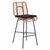 ΣΚΑΜΠΟ ΜΕΤΑΛΛΙΚΟ EDDIE ΜΕ ΜΑΞΙΛΑΡΙ HM5708 ΜΕ WICKER ΜΠΕΖ 45Χ46.5Χ115Υ εκ. - ΣΚΑΜΠΩ στο Milonadakis.gr