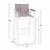 ΣΚΑΜΠΟ ΜΠΑΡ ΑΛΟΥΜΙΝΙΟΥ ΛΕΥΚΟ ΜΕ POLYWOOD 52 x 58 x 108 εκ. HM5790.01 - ΣΚΑΜΠΩ στο Milonadakis.gr