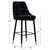 ΣΚΑΜΠΟ ΜΠΑΡ SERENITY HM8519.04 ΒΕΛΟΥΔΟ ΜΑΥΡΟ ΜΕ ΜΕΤΑΛΛΙΚΟ ΣΚΕΛΕΤΟ 53x48x110 εκ. - ΣΚΑΜΠΟ ΜΠΑΡ στο Milonadakis.gr