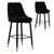 ΣΚΑΜΠΟ ΜΠΑΡ SERENITY HM8519.04 ΒΕΛΟΥΔΟ ΜΑΥΡΟ ΜΕ ΜΕΤΑΛΛΙΚΟ ΣΚΕΛΕΤΟ 53x48x110 εκ. - ΣΚΑΜΠΟ ΜΠΑΡ στο Milonadakis.gr