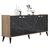 ΜΠΟΥΦΕΣ ΜΕΛΑΜΙΝΗΣ HM9045.01 NATURAL WOOD - ΜΑΥΡΟ ΜΑΡΜΑΡΟ 180x41x77,8Y εκ. - ΜΠΟΥΦΕΔΕΣ-ΚΟΝΣΟΛΕΣ στο Milonadakis.gr