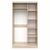 ΝΤΟΥΛΑΠΑ ΣΥΡΟΜΕΝΗ ADLER ΜΕΛΑΜΙΝΗΣ 120x60x220Yεκ. ΔΙΦΥΛΛΗ SONAMA ΜΕ ΚΑΘΡΕΠΤΗ HM2460.01 - ΝΤΟΥΛΑΠΕΣ στο Milonadakis.gr