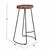 ΣΚΑΜΠΟ BAR ELEANOR ΑΠΟ ΜΑΣΙΦ ΞΥΛΟ ΑΚΑΚΙΑΣ 48x40χ76Υεκ. HM8363.11 - ΣΚΑΜΠΟ ΜΠΑΡ στο Milonadakis.gr