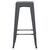 ΣΚΑΜΠΟ BAR ΜΕΤΑΛΛΙΚΟ MELITA ΣΕ ΓΚΡΙ HM8642.10 43x43x78εκ. - ΣΚΑΜΠΟ ΜΠΑΡ στο Milonadakis.gr