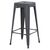 ΣΚΑΜΠΟ BAR ΜΕΤΑΛΛΙΚΟ MELITA ΣΕ ΓΚΡΙ HM8642.10 43x43x78εκ. - ΣΚΑΜΠΟ ΜΠΑΡ στο Milonadakis.gr