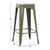 ΣΚΑΜΠΟ BAR ΜΕΤΑΛΛΙΚΟ MELITA ΣΕ DARK OLIVE GREEN HM8642.03 43x43x78 εκ. - ΣΚΑΜΠΟ ΜΠΑΡ στο Milonadakis.gr