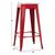 ΣΚΑΜΠΟ BAR ΜΕΤΑΛΛΙΚΟ MELITA ΣΕ ΚΟΚΚΙΝΟ HM8642.04 43x43x78Y εκ. - ΣΚΑΜΠΟ ΜΠΑΡ στο Milonadakis.gr