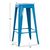 ΣΚΑΜΠΟ BAR ΜΕΤΑΛΛΙΚΟ MELITA ΣΕ ΜΠΛΕ HM8642.08 43x43x78 εκ. - ΣΚΑΜΠΟ ΜΠΑΡ στο Milonadakis.gr
