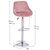 ΣΚΑΜΠΟ ΜΠΑΡ ROSE HM204.42 ΜΕ ΑΜΟΡΤΙΣΕΡ ΧΡΩΜΙΟΥ & ΣΑΠΙΟ ΜΗΛΟ ΒΕΛΟΥΔΟ 48x45x105Υεκ. - ΣΚΑΜΠΟ ΜΠΑΡ στο Milonadakis.gr
