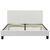 Κρεβάτι Nevil pakoworld 150x200 PU χρώμα λευκό ματ - ΚΡΕΒΑΤΙΑ στο Milonadakis.gr
