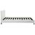Κρεβάτι Nevil pakoworld 150x200 PU χρώμα λευκό ματ - ΚΡΕΒΑΤΙΑ στο Milonadakis.gr