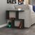 Βοηθητικό τραπέζι Homemania pakoworld χρώμα ανθρακί 60x20x60εκ - ΒΟΗΘΗΤΙΚΑ ΤΡΑΠΕΖΑΚΙΑ στο Milonadakis.gr