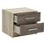 Κομοδίνο OLYMPUS pakoworld με 2 συρτάρια χρώμα castillo-toro 47,5x40,5x40,5εκ - ΚΟΜΟΔΙΝΑ στο Milonadakis.gr