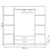 Ντουλάπα ρούχων τετράφυλλη OLYMPUS pakoworld χρώμα castillo-toro 159x57x183εκ - ΝΤΟΥΛΑΠΕΣ στο Milonadakis.gr