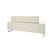 Καναπές Shea pakoworld 3θέσιος PU ivory-inox 198x80x87εκ - ΚΑΝΑΠΕΔΕΣ-ΣΑΛΟΝΙΑ στο Milonadakis.gr