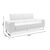 Καναπές Shea pakoworld 3θέσιος PU ivory-inox 198x80x87εκ - ΚΑΝΑΠΕΔΕΣ-ΣΑΛΟΝΙΑ στο Milonadakis.gr