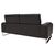 Καναπές Shea pakoworld 3θέσιος pu μαύρο-inox 198x80x87εκ - ΚΑΝΑΠΕΔΕΣ-ΣΑΛΟΝΙΑ στο Milonadakis.gr