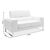 Καναπές Shea pakoworld 2θέσιος PU ivory-inox 158x80x87εκ - ΚΑΝΑΠΕΔΕΣ-ΣΑΛΟΝΙΑ στο Milonadakis.gr