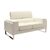 Καναπές Shea pakoworld 2θέσιος PU ivory-inox 158x80x87εκ - ΚΑΝΑΠΕΔΕΣ-ΣΑΛΟΝΙΑ στο Milonadakis.gr