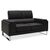 Καναπές Shea pakoworld 2θέσιος pu μαύρο-inox 158x80x87εκ - ΚΑΝΑΠΕΔΕΣ-ΣΑΛΟΝΙΑ στο Milonadakis.gr