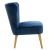 Πολυθρόνα Stork pakoworld βελούδο σκούρο μπλε-φυσικό 68x54x78εκ - ΚΑΡΕΚΛΕΣ - ΠΟΛΥΘΡΟΝΕΣ ΕΣ. στο Milonadakis.gr