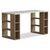 Γραφείο Colmar pakoworld χρώμα λευκό -σκούρο φυσικό 140x60x75εκ - ΓΡΑΦΕΙΑ στο Milonadakis.gr