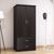 Ντουλάπα ρούχων δίφυλλη OLYMPUS pakoworld χρώμα wenge 81x57x183εκ - ΝΤΟΥΛΑΠΕΣ στο Milonadakis.gr
