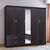Ντουλάπα ρούχων πεντάφυλλη OLYMPUS pakoworld χρώμα wenge 198x57x183εκ - ΝΤΟΥΛΑΠΕΣ στο Milonadakis.gr
