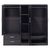 Ντουλάπα ρούχων πεντάφυλλη OLYMPUS pakoworld χρώμα wenge 198x57x183εκ - ΝΤΟΥΛΑΠΕΣ στο Milonadakis.gr