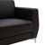 Πολυθρόνα Dermis pakoworld inox-τεχνόδερμα μαύρο 88x75x75εκ - ΚΑΡΕΚΛΕΣ ΓΡΑΦΕΙΟΥ στο Milonadakis.gr