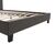 Κρεβάτι Nevil pakoworld 150x200 με ύφασμα χρώμα ανθρακί - ΚΡΕΒΑΤΙΑ στο Milonadakis.gr